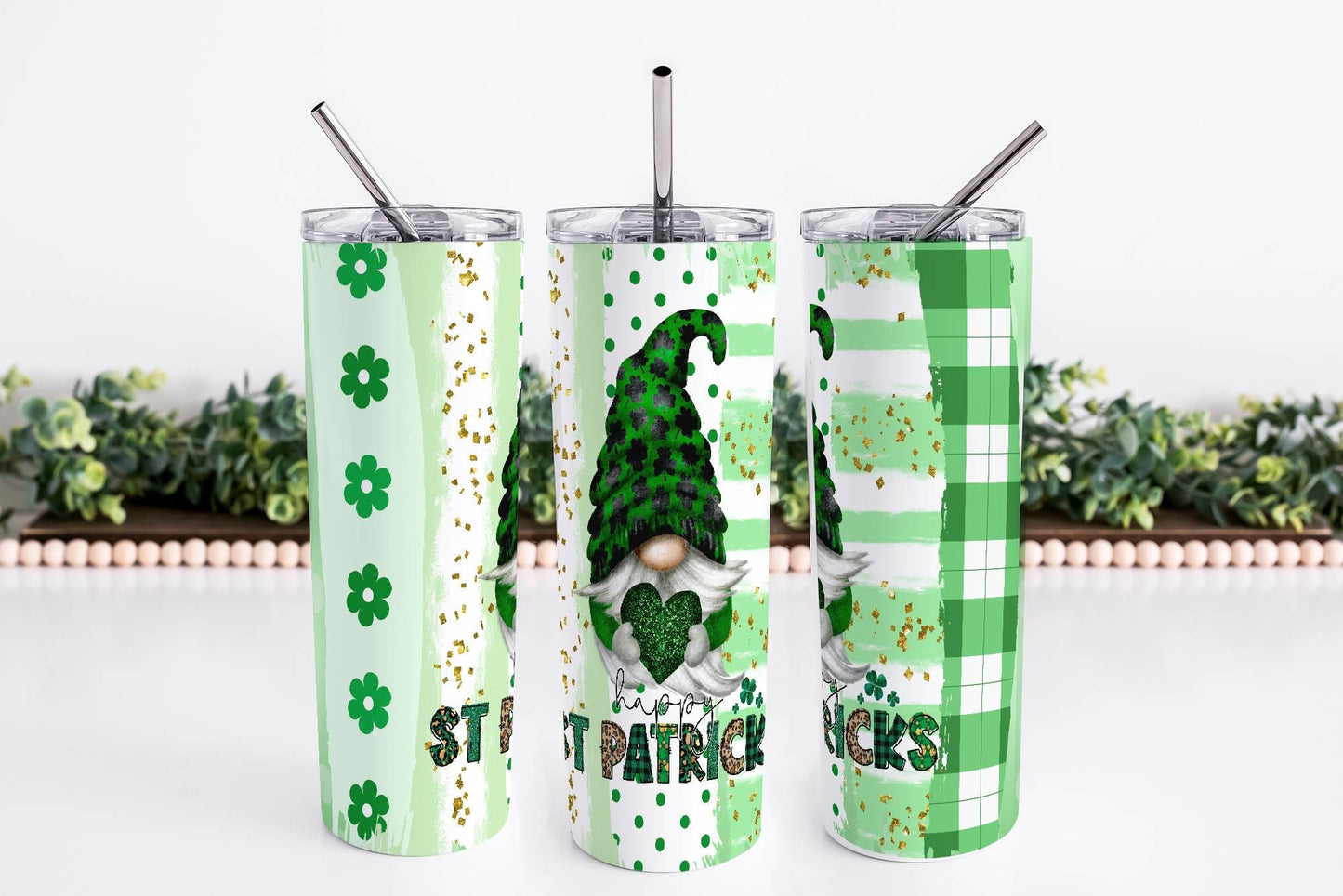 Gnome St. Patricks Day Tumbler