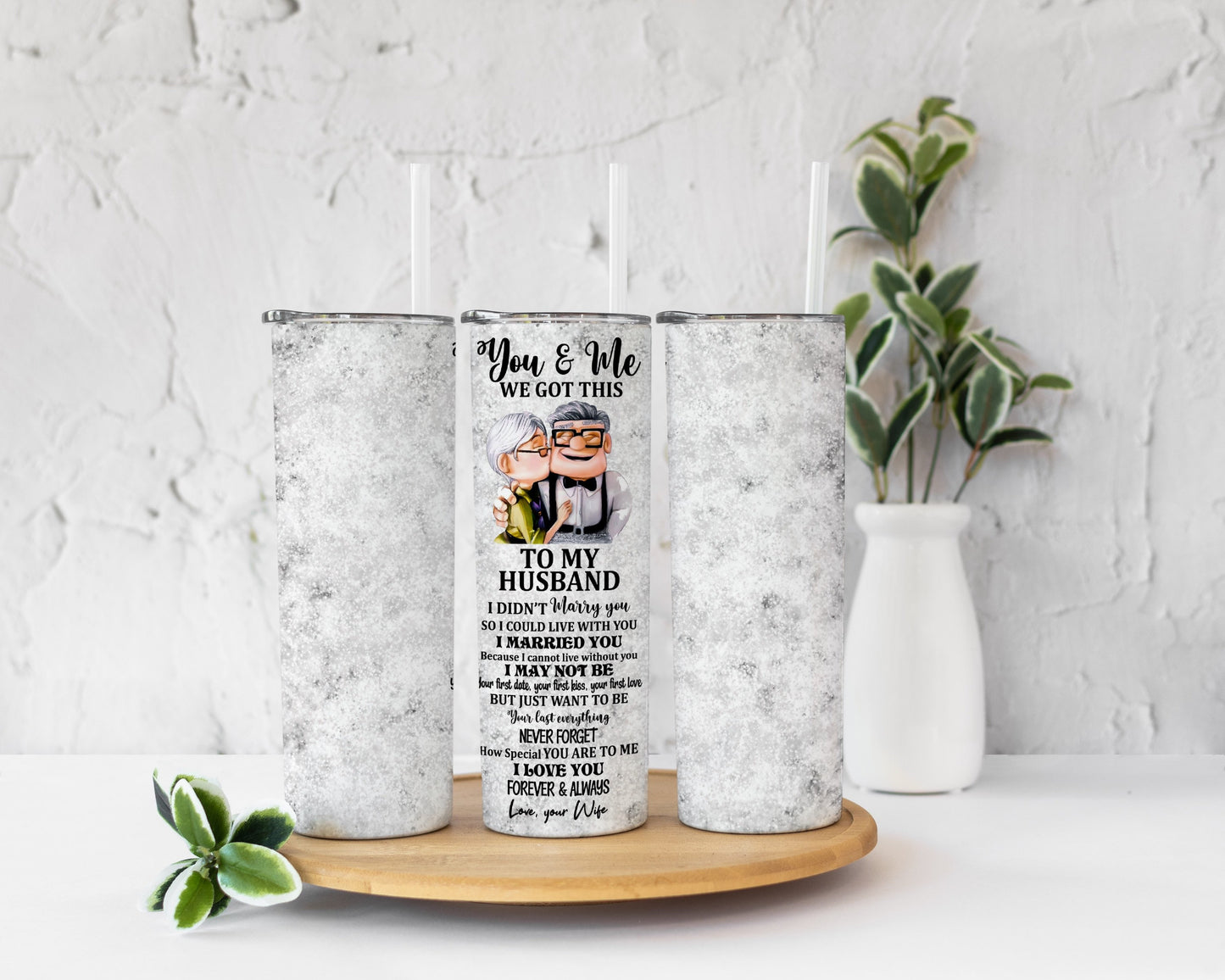 To my Wife/Husband Tumbler