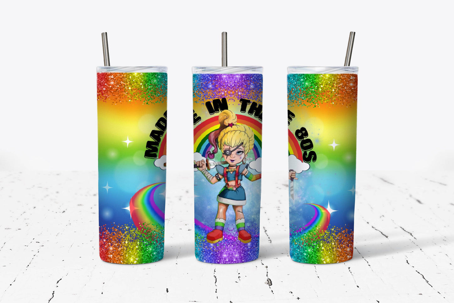 Rainbow Brite Retro Tumbler