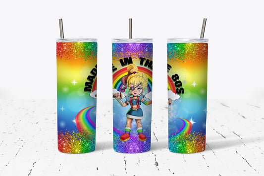 Rainbow Brite Retro Tumbler