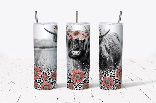 Highland Bull Stainless Steel Tumbler
