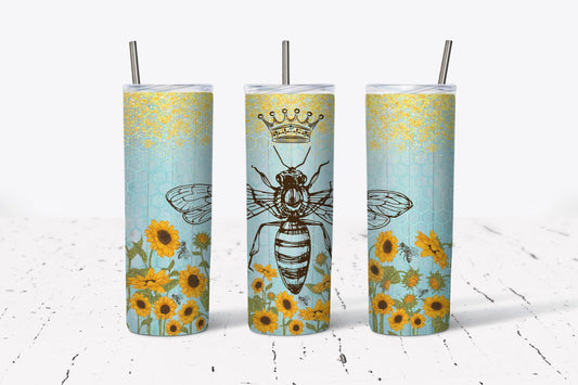Queen Bee Stainless Steel Tumbler