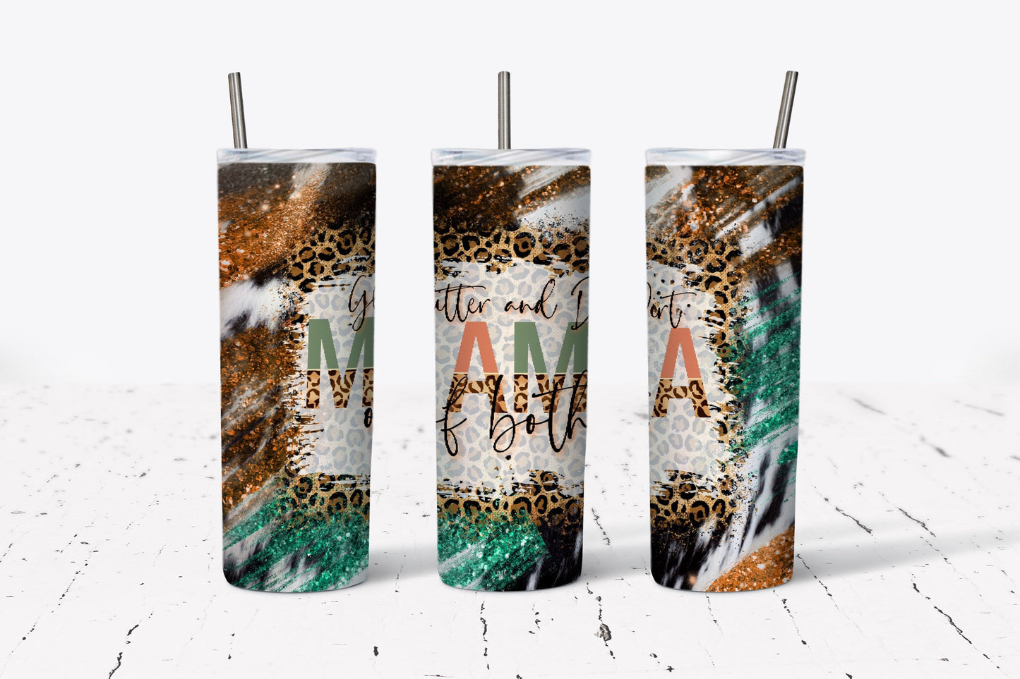 Mama of Both Stainless Steel Tumbler