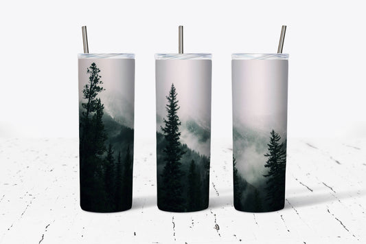 Mountain, Forest, Wilderness 20oz Stainless Steel Tumbler