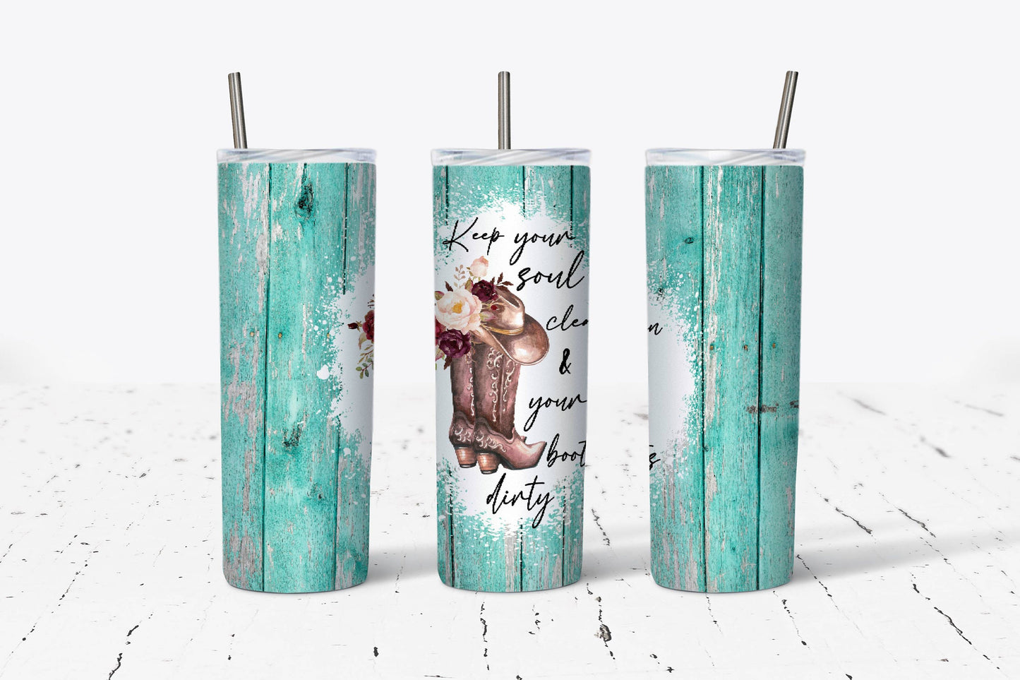 Cowgirl boots 20oz Stainless Steel Tumbler