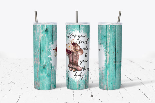 Cowgirl boots 20oz Stainless Steel Tumbler