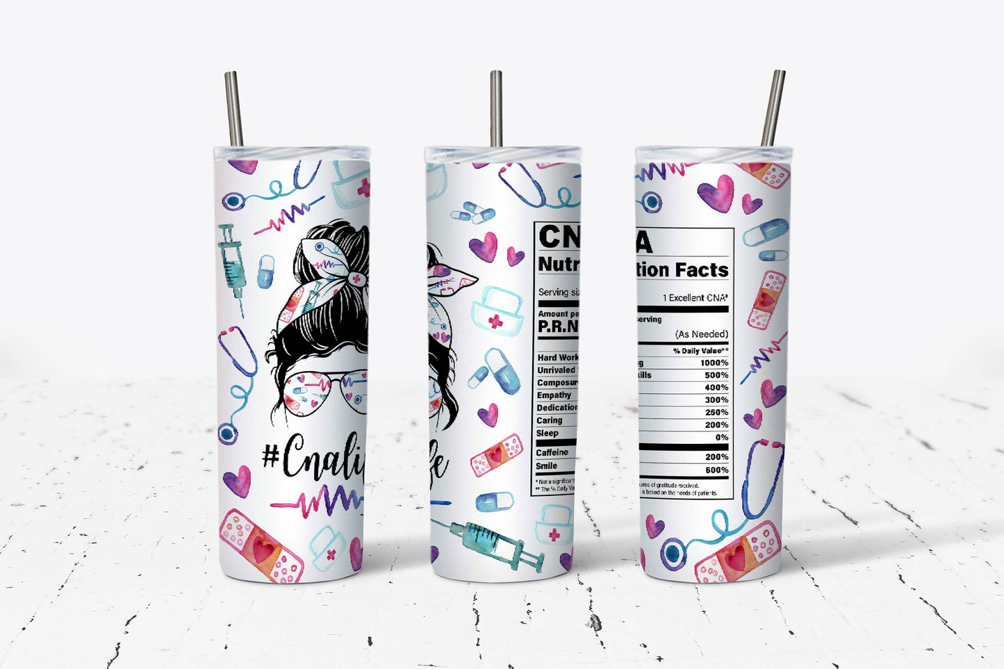 CNA Life 20oz Stainless Steel Tumbler