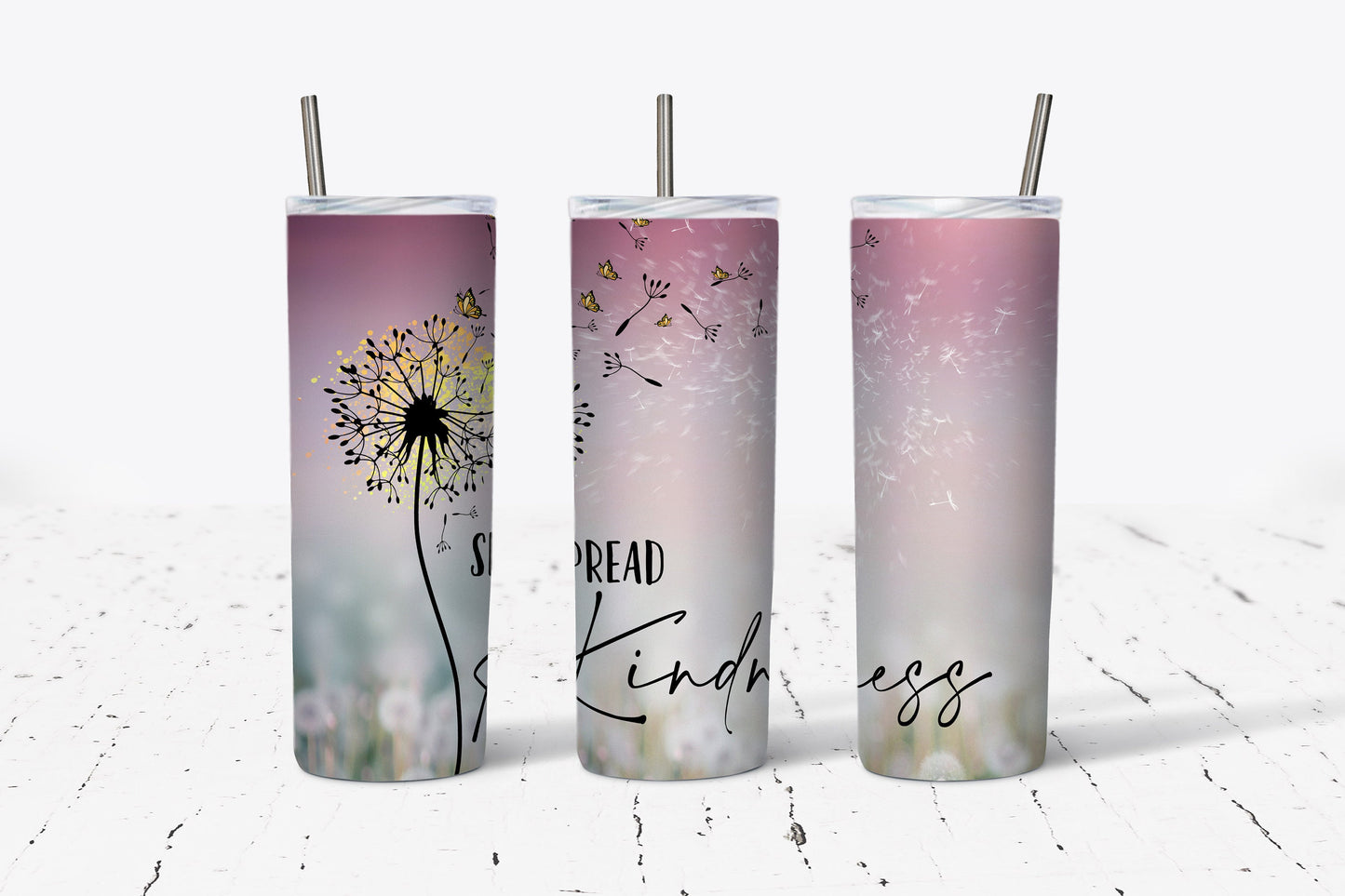 Spread Kindness 20oz Stainless Steel Tumbler