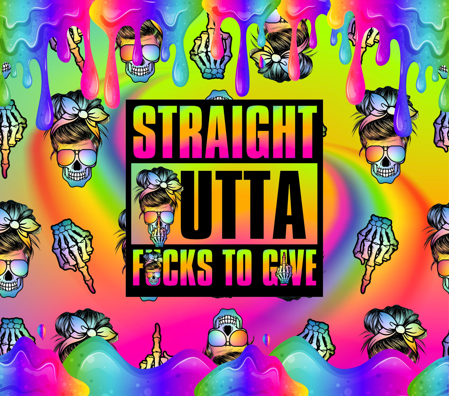 Straight out of Fucks to give 20oz Stainless Steel Tumbler