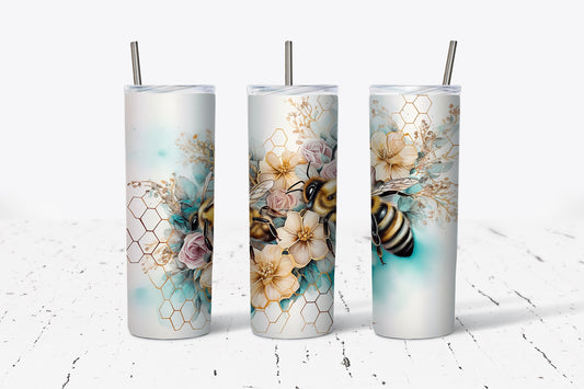 Honeybee 20 oz Stainless Steel Tumbler