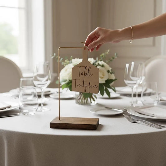 Rustic Cow Tag Wedding Table Numbers: Farmhouse Barn Decor