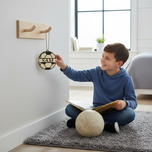 Personalized Soccer Keepsake Christmas Ornament
