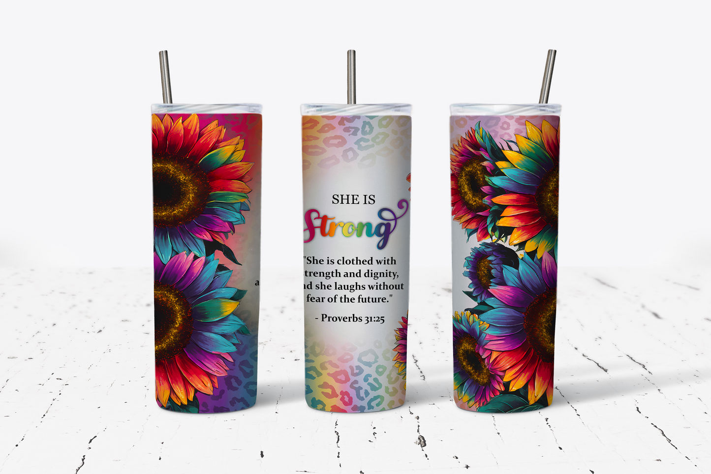 Proverbs 31  20 oz Stainless Steel Tumbler