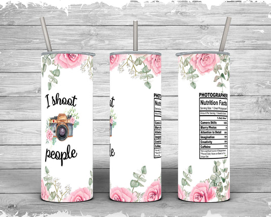Photographer Stainless Steel Tumbler
