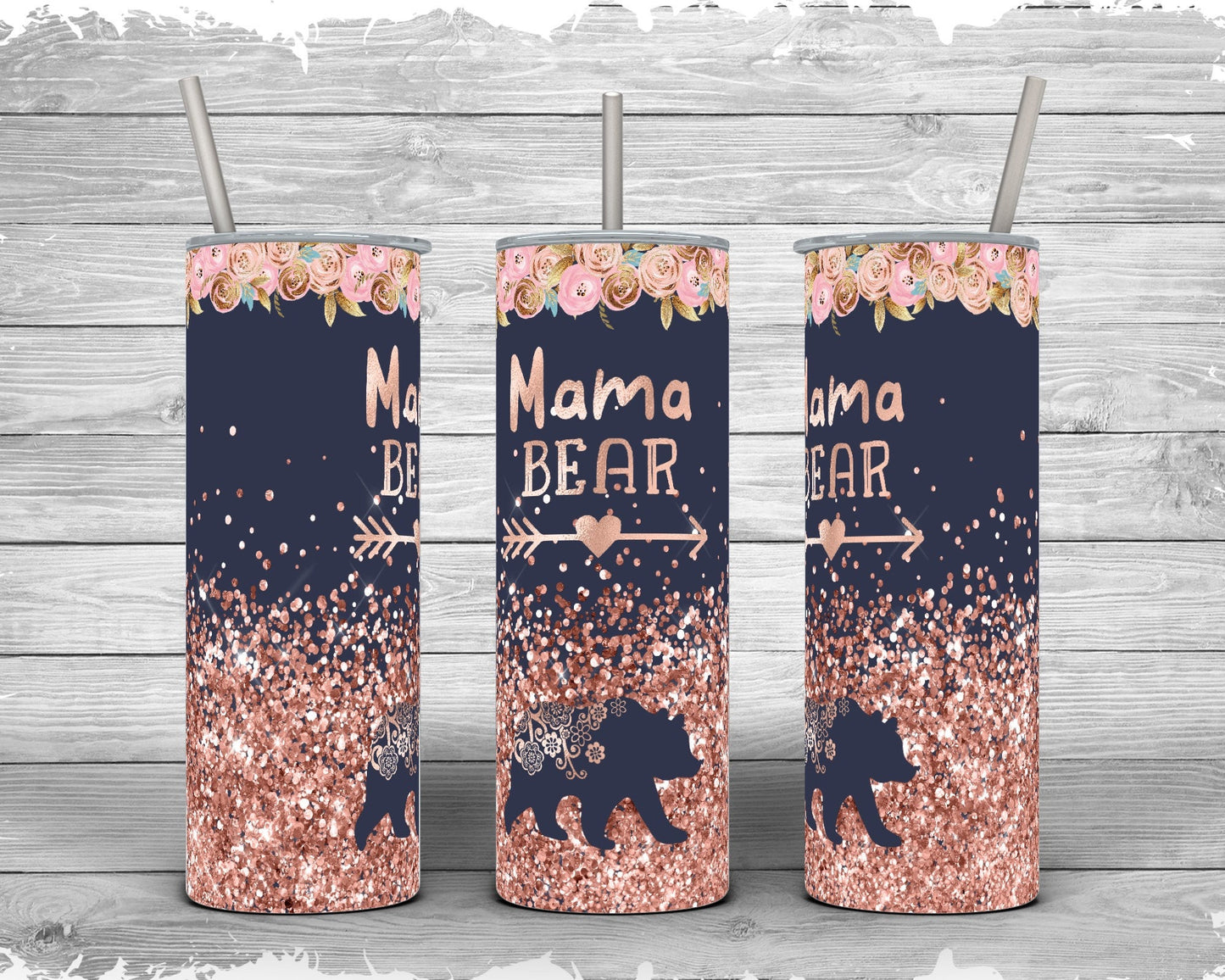 Mama Bear 20oz Stainless Steel Tumbler