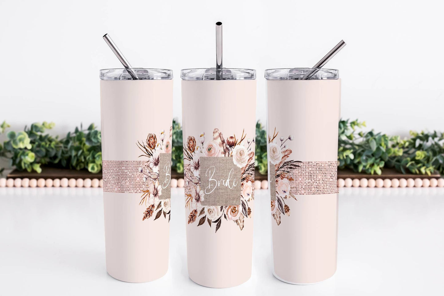 Boho Bride Stainless Steel Stumbler