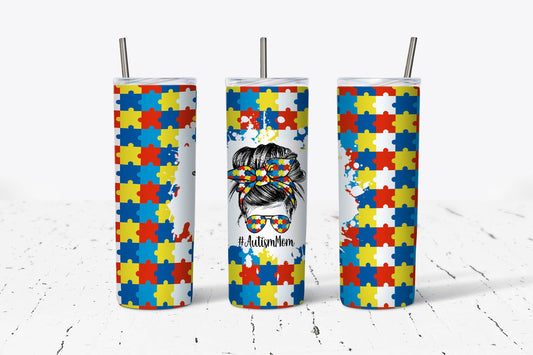 Autism Mom Tumbler