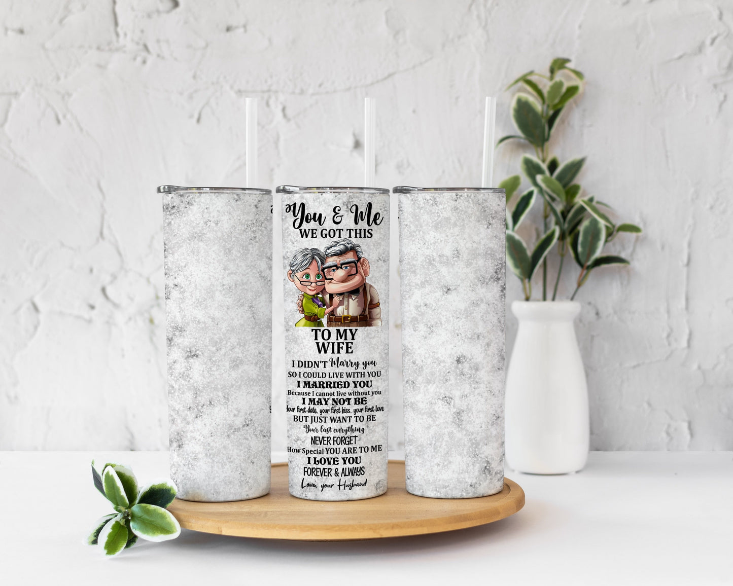 To my Wife/Husband Tumbler