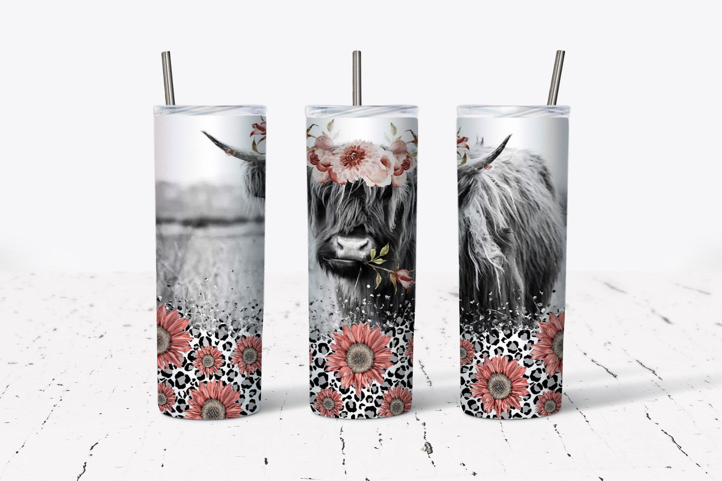 Highland Bull Stainless Steel Tumbler