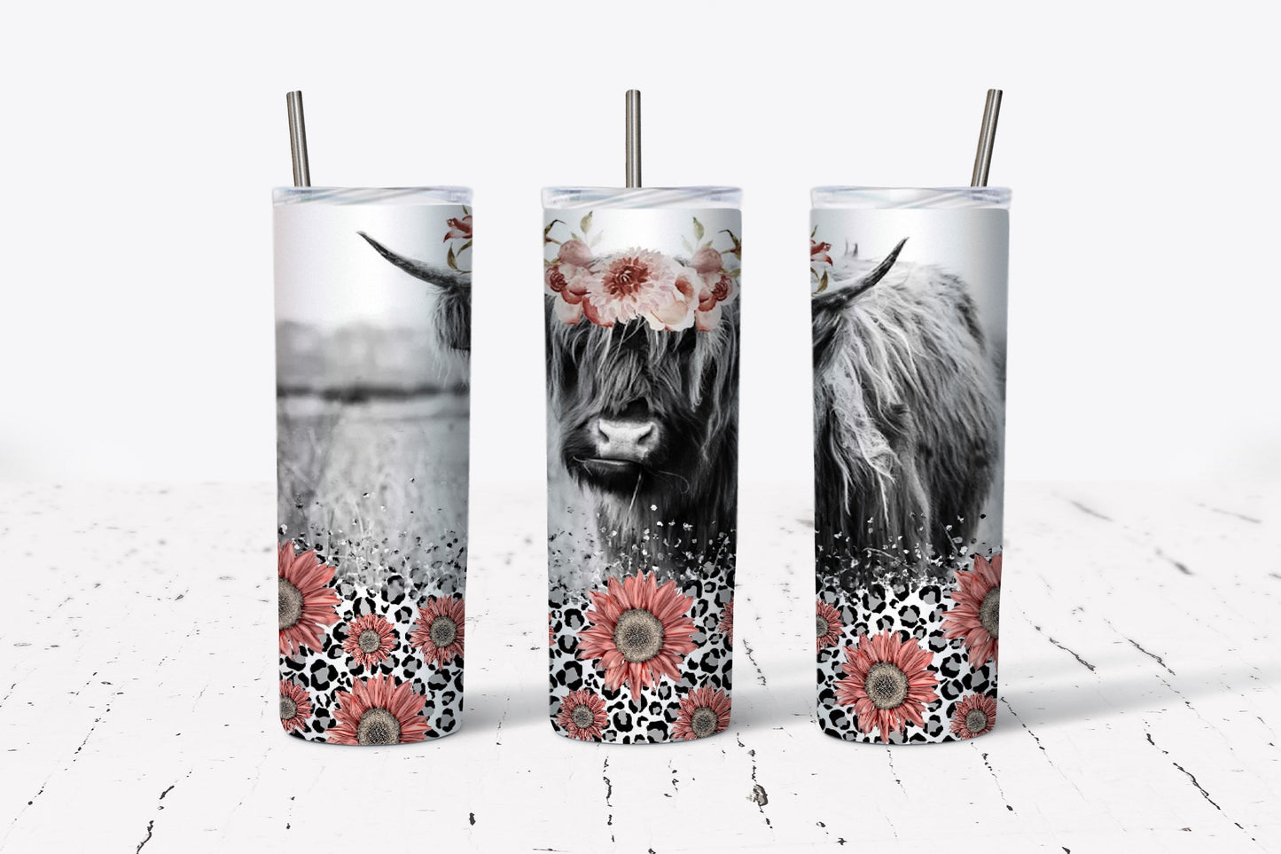 Highland Bull Stainless Steel Tumbler