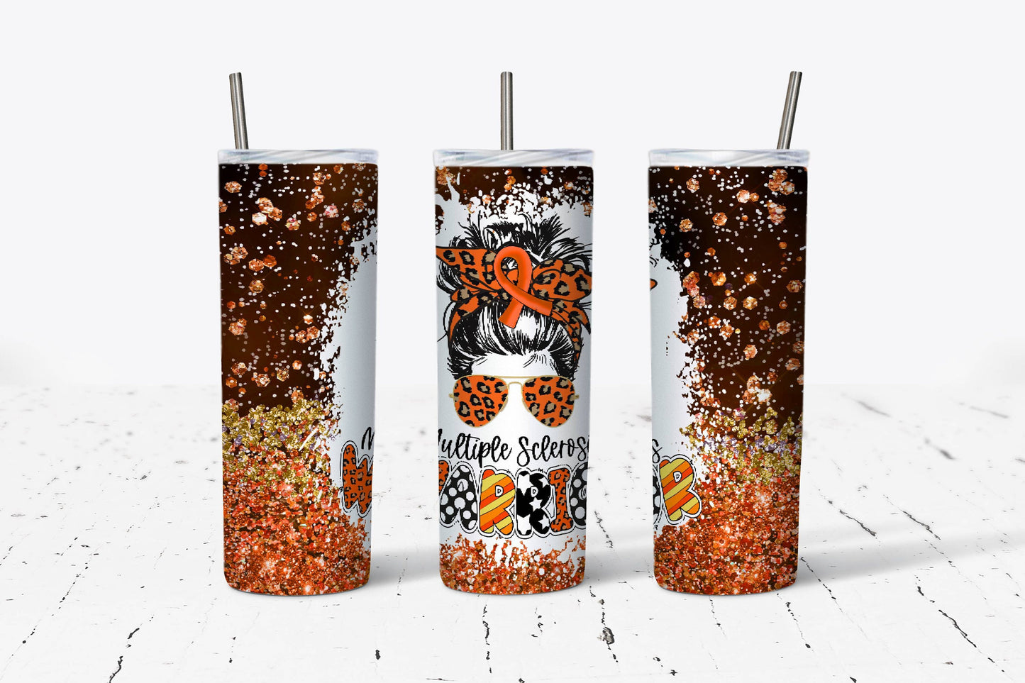 Multiple Sclerosis 20oz Stainless Steel Tumbler