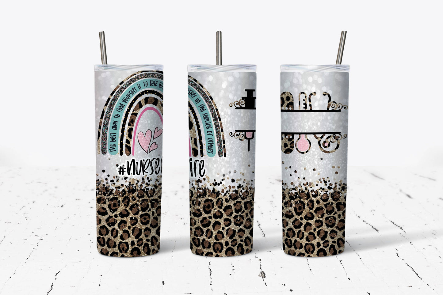 Nurse Life Personalizable 20oz Stainless Steel Tumbler