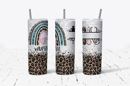 Nurse Life Personalizable 20oz Stainless Steel Tumbler