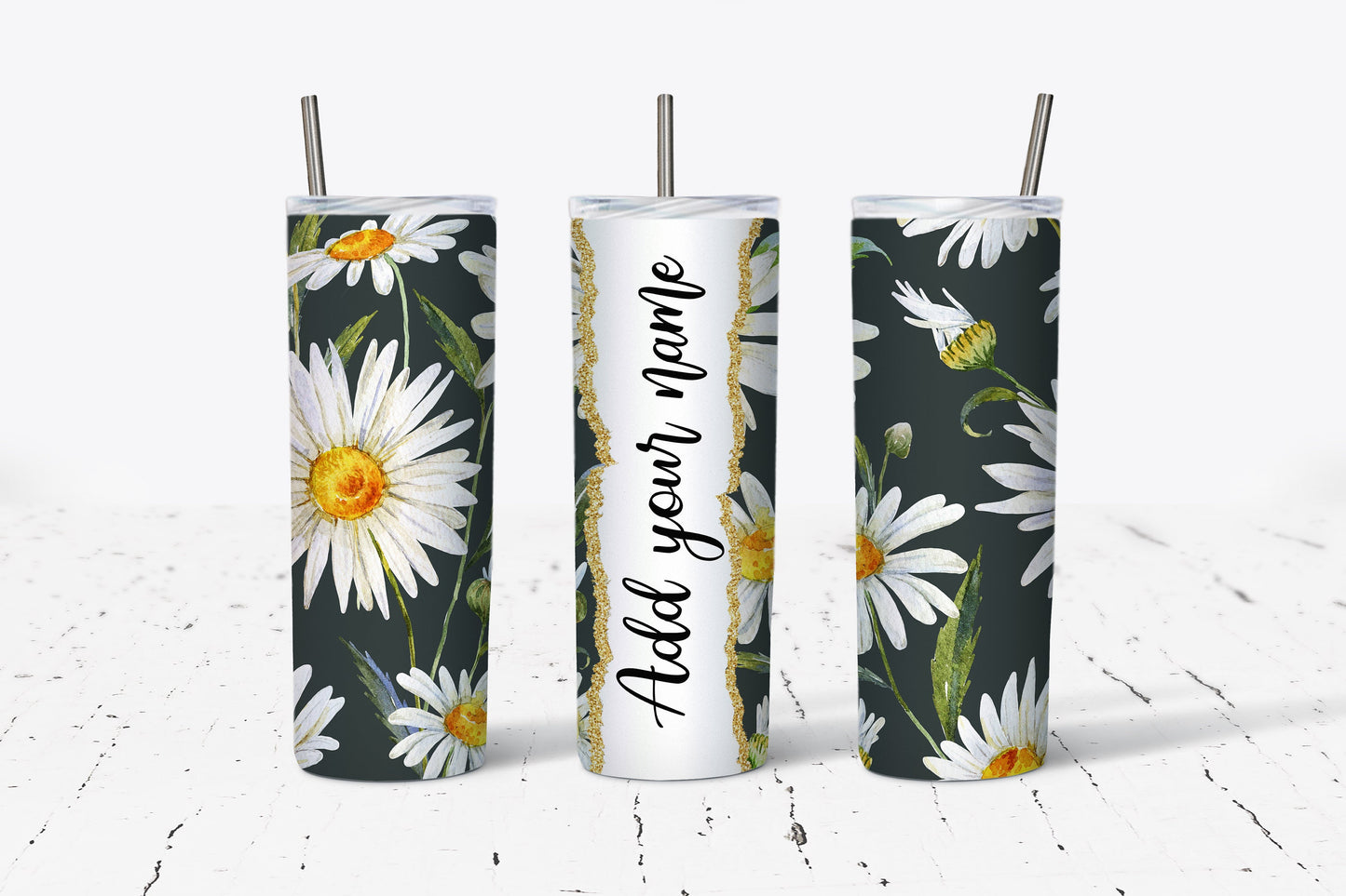 Daisy Personalized 20oz Stainless Steel Tumbler