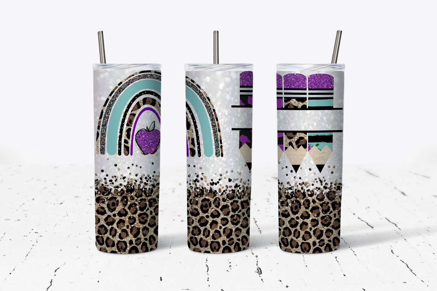 Teacher Life Purple 20oz Stainless Steel Tumbler