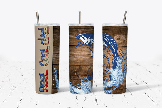 Reel Cool Dad 20oz Stainless Steel Tumbler