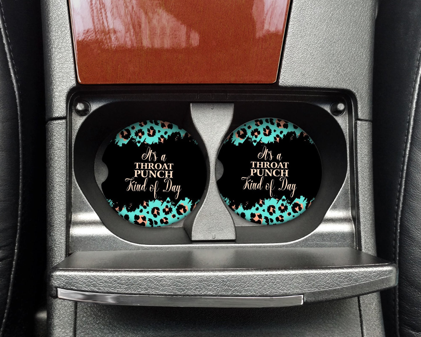 It’s a Throat Punch Kind of Day Car Coasters