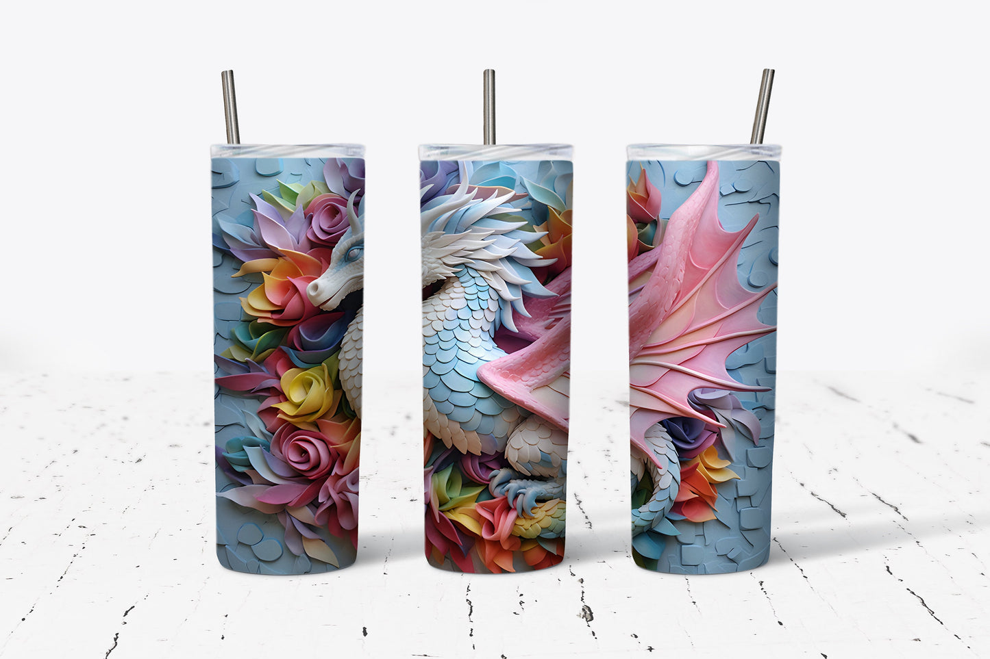 Dragon 20 oz Stainless Steel Tumbler