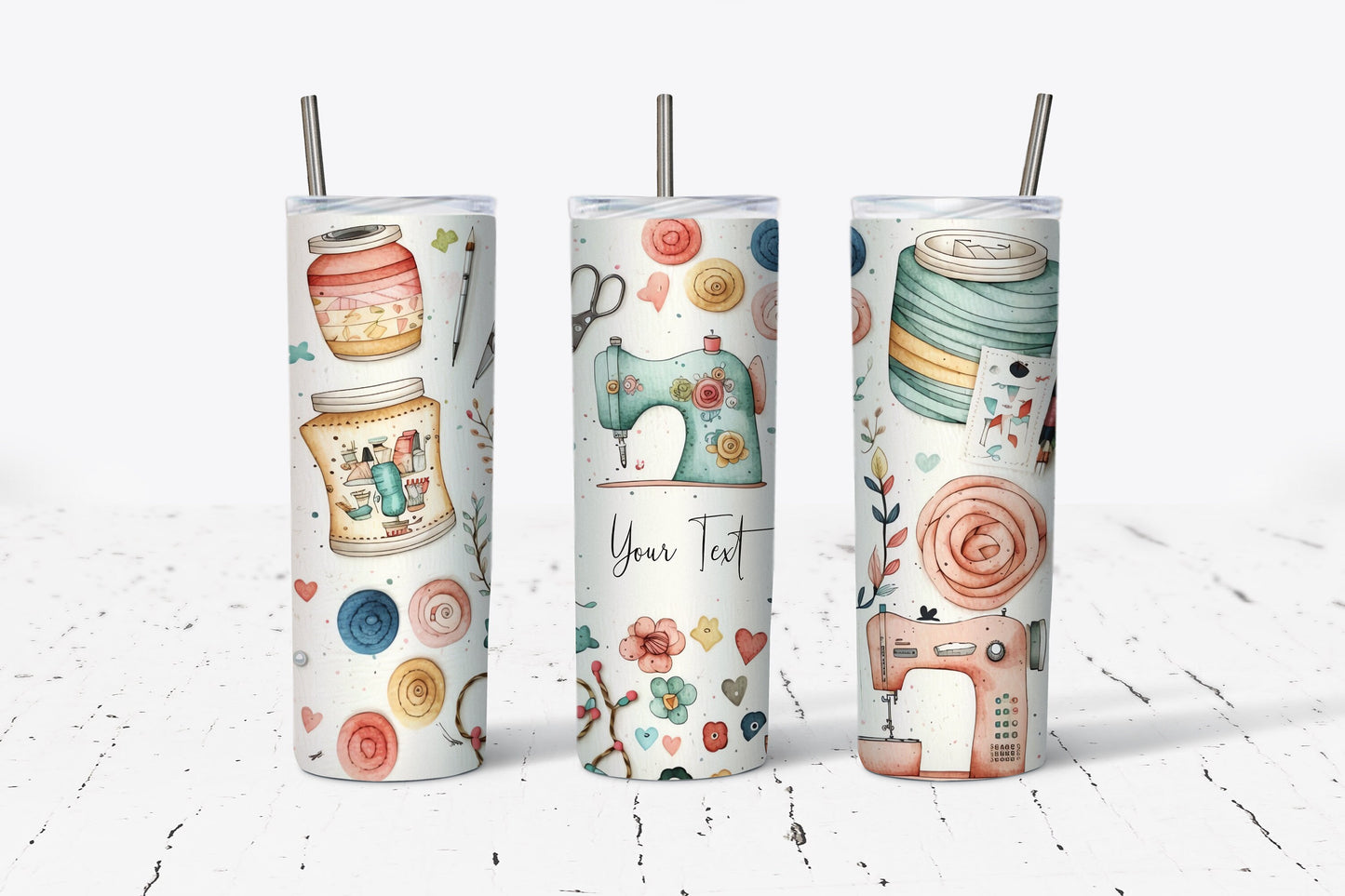 Sewing Stainless Steel Tumbler