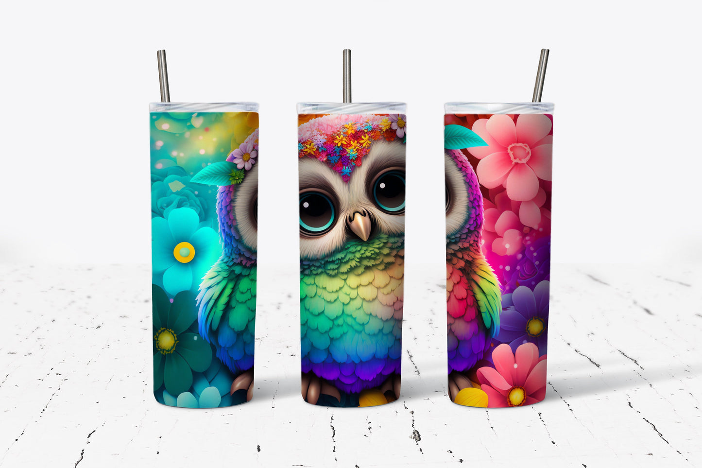 Owl 20 oz Stainless Steel Tumbler